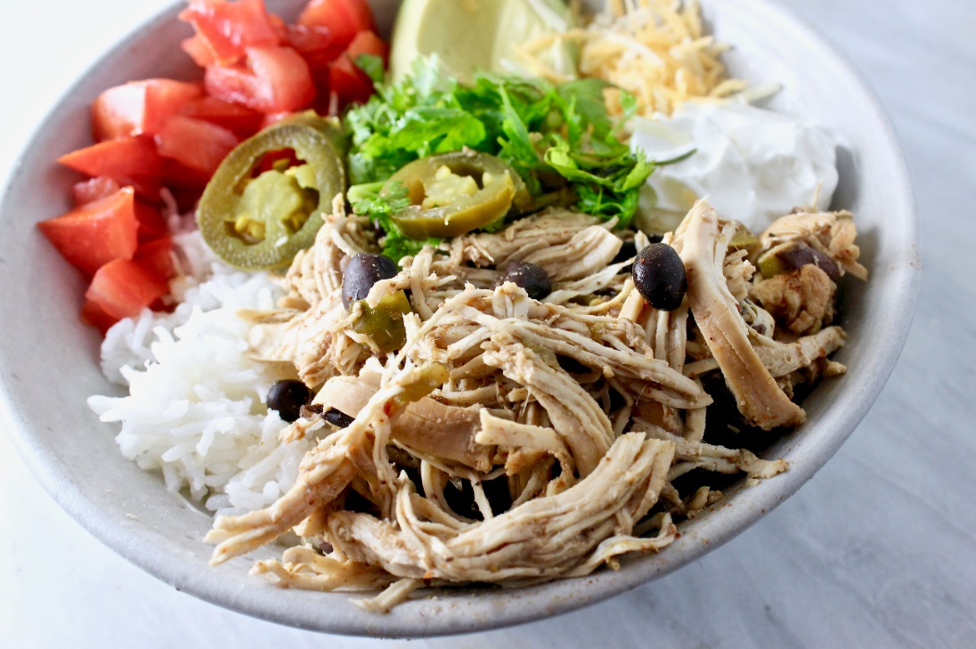 Slow Cooker Mexican Chicken Bowl - The Richmond Avenue